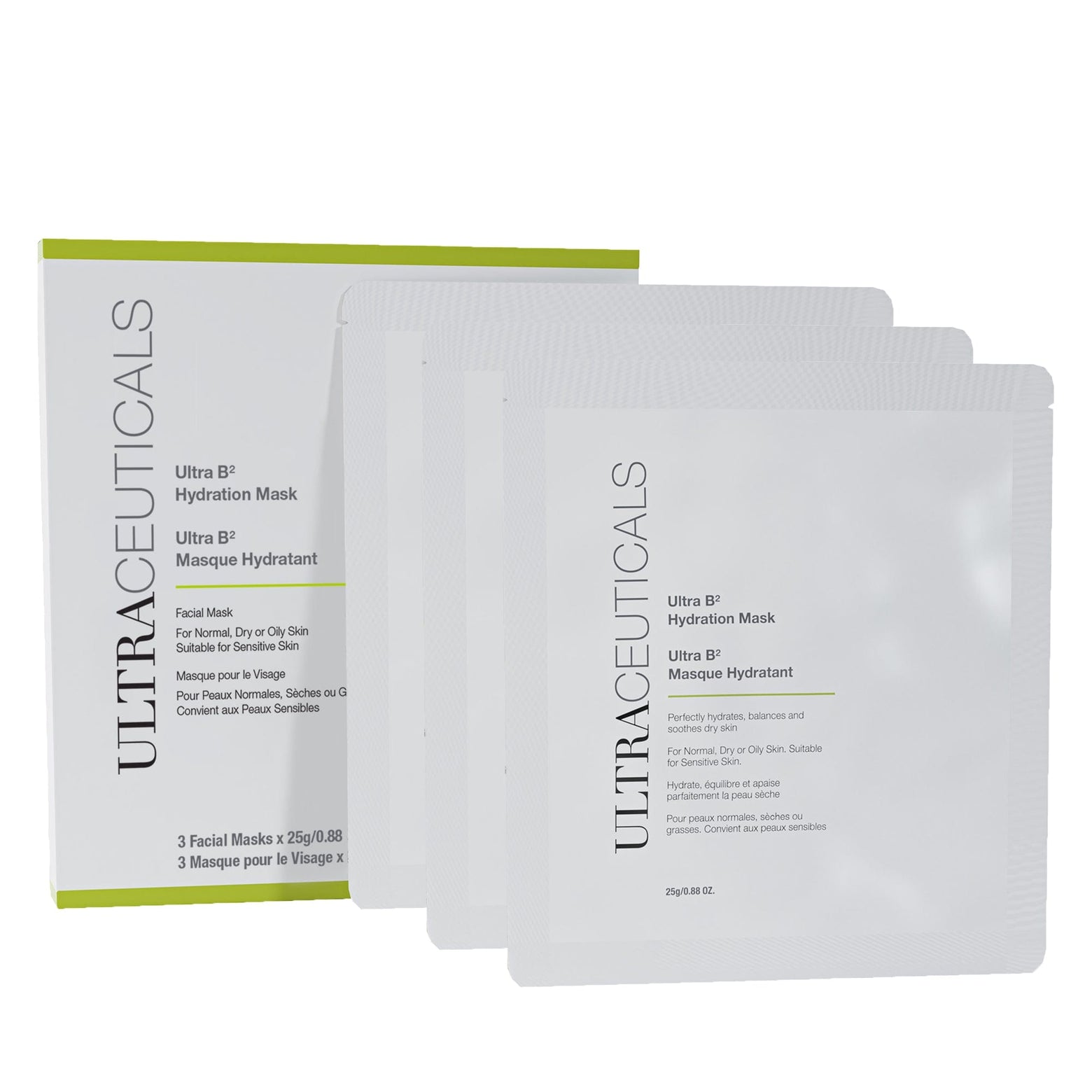 Ultraceuticals NZ Skin Care Masks & Peels Ultra B² Hydration Mask 3pk