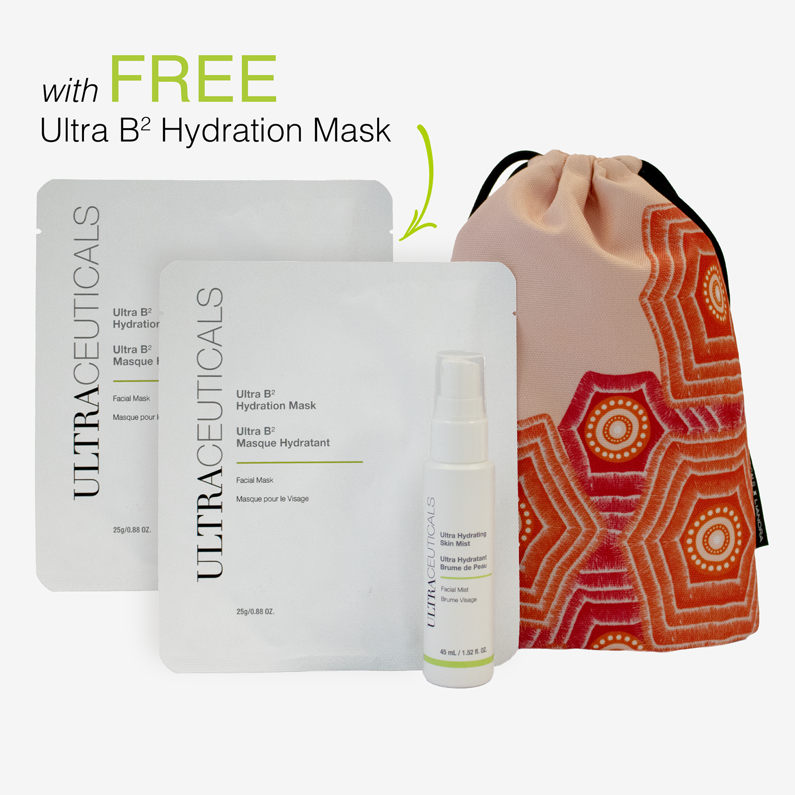 Restore & Refresh Gift Set + Ultra B² Hydration Mask - Single Sachet